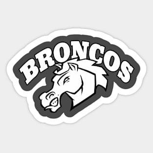 Broncos mascot Sticker